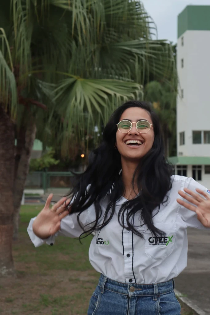 Maria Clara em um evento da GTEEX